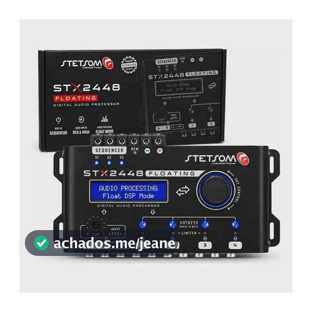 Lançamento Processador Stx2448 Stetsom Floating Equalizador