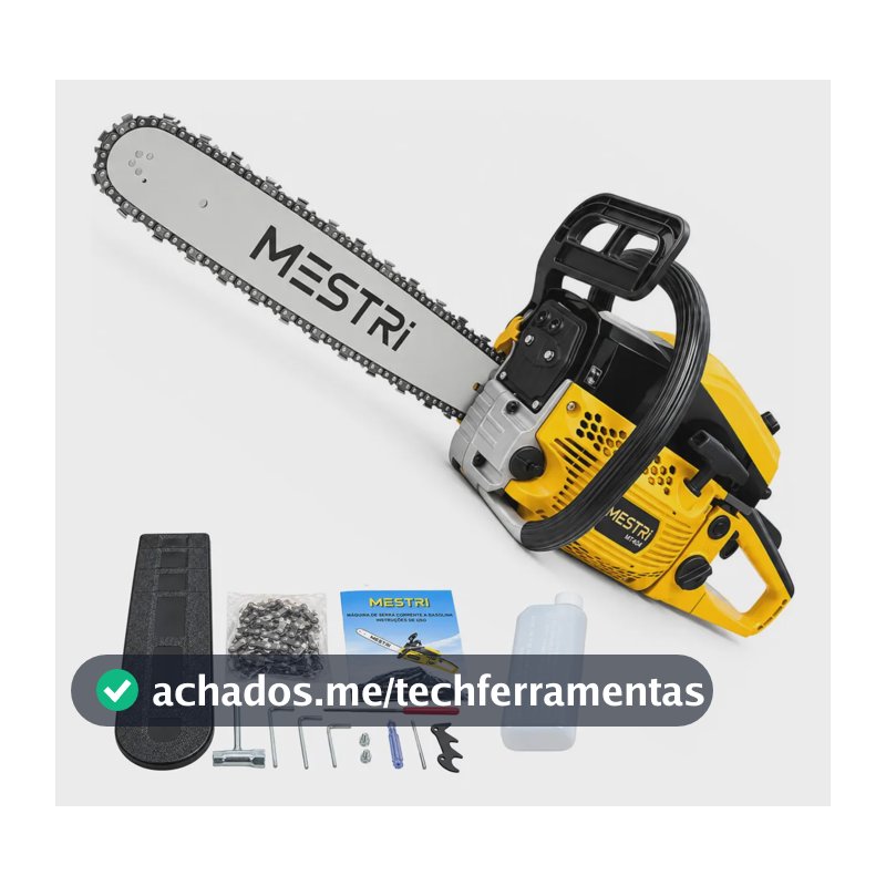 Motosserra A Gasolina Profissional 52cc 20 Polegadas 3.0hp/2.2kw Potente Corta Arvores Mestri