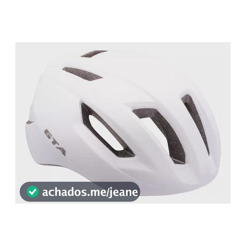 Capacete Ciclismo Gta Inmold Road Rider 14 Furos Cor Branco Tamanho 58-62cm