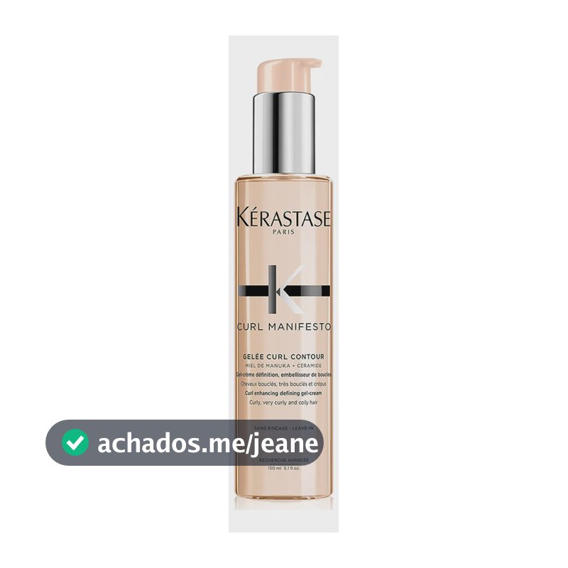 Gel Kérastase Curl Manifesto Gelée Curl Contour, Para Cabelos Cacheados e Crespos 150ml