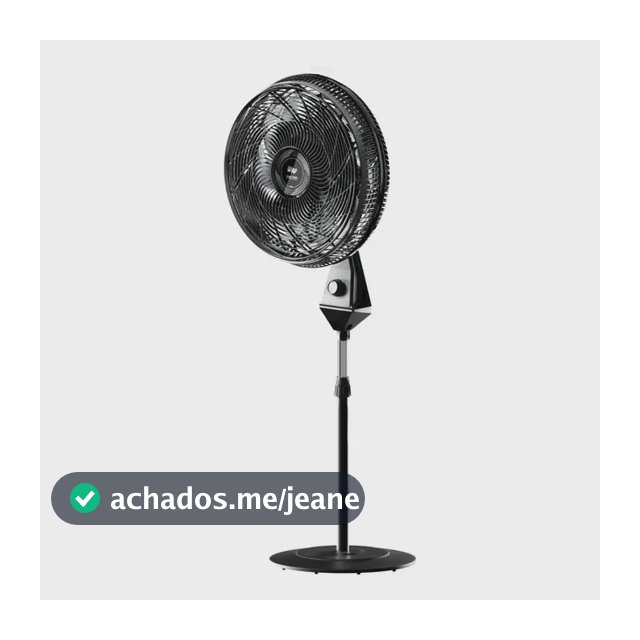 Wap Ventiladores Flow Turbo Coluna De pé - 50 cm - 60 - Preto Cinza - Plástico - 8
