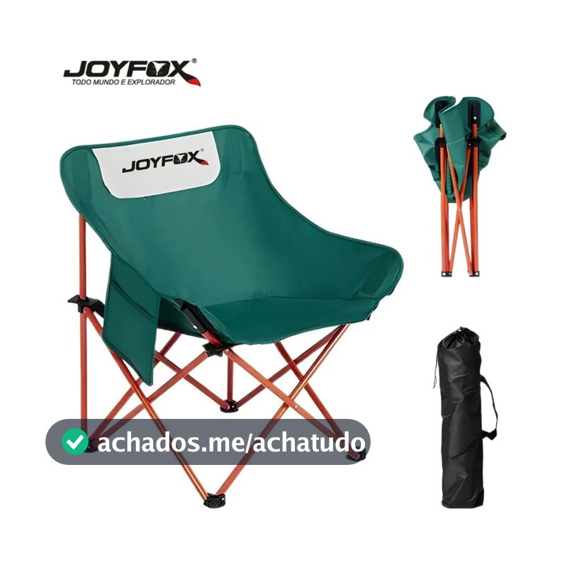 Cadeira De Camping Joyfox Estilo Lua Acolchoada Reforçada - Conforto Premium Portátil