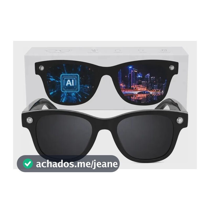 Óculos Inteligente Microwear W94 com Alto-Falantes e ChatGPT para Android e iPhone