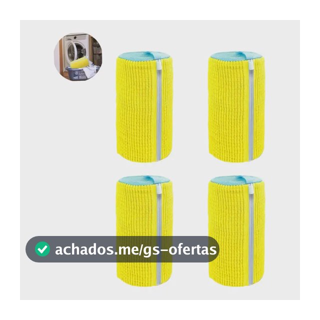 Kit 4 Saco Para Lavar Sapatos Tênis Na Máquina De Lavar Kit 4