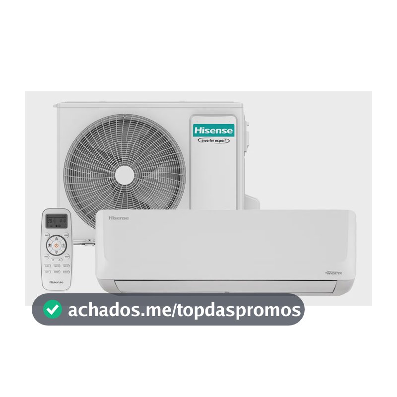 Ar Condicionado Split Hi Wall Inverter Hisense Wi-fi 12000 B Cor Branco