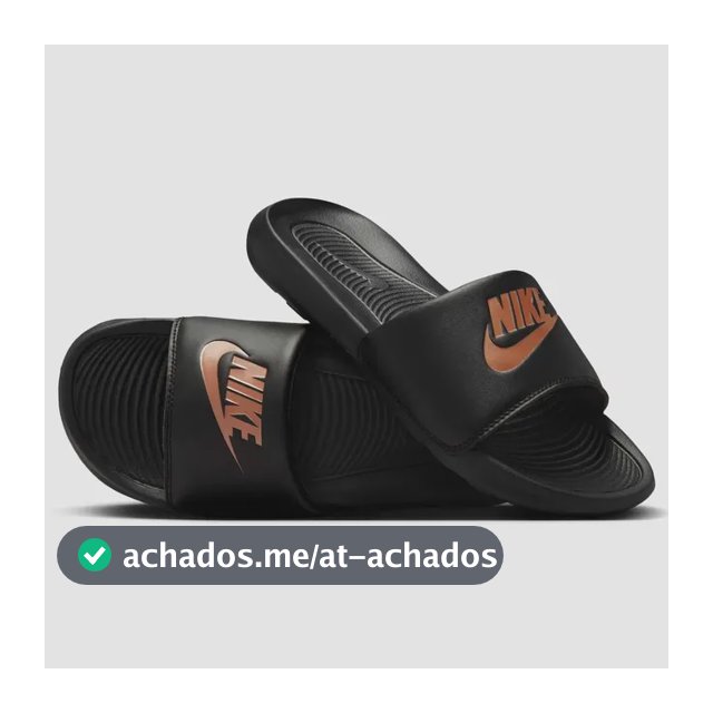 Chinelo Nike Victori One Preto