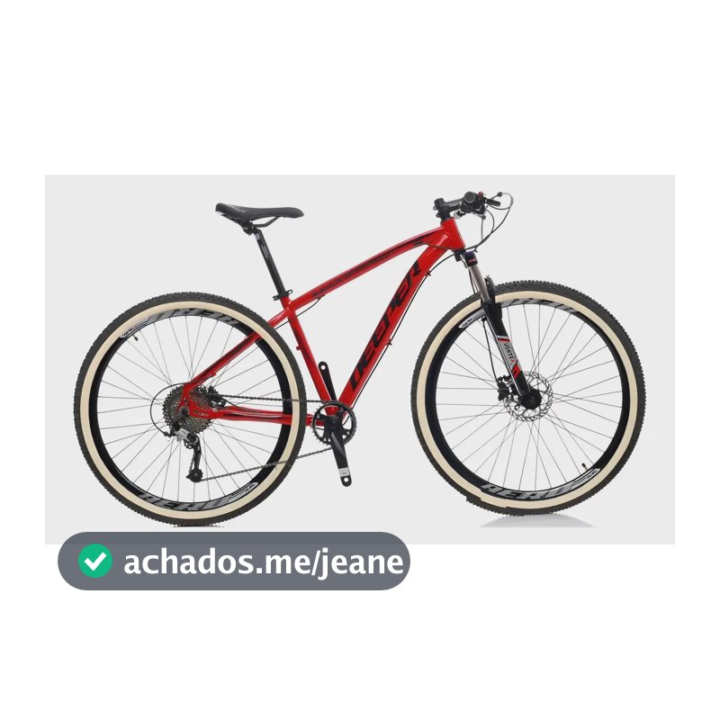 Bicicleta Deeper 29 - 9v Freio Hidraulico Trava K7-11/40-vm Cor Vermelho Tamanho Do Quadro 19