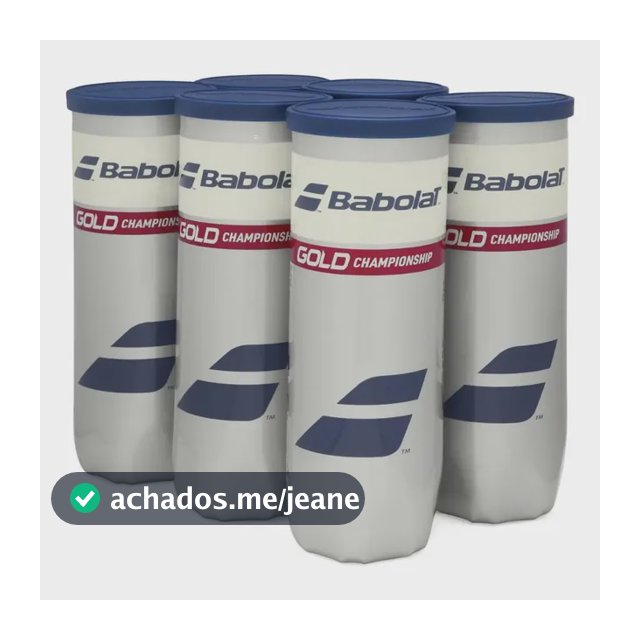 Bola De Tênis Babolat Gold Championship Pack Com 6 Tubos Verde