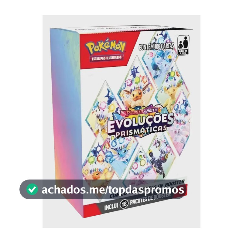 Combo de Booster EV8.5 - Evoluções Prismáticas - Copag