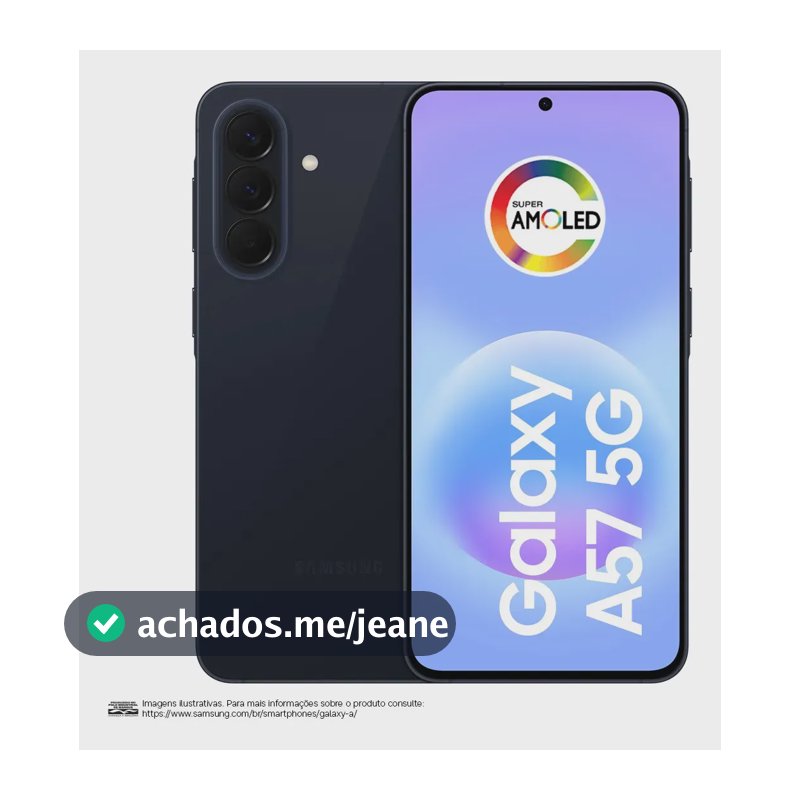 Celular Samsung Galaxy A57 5G 128GB, 8GB RAM, Recursos AI