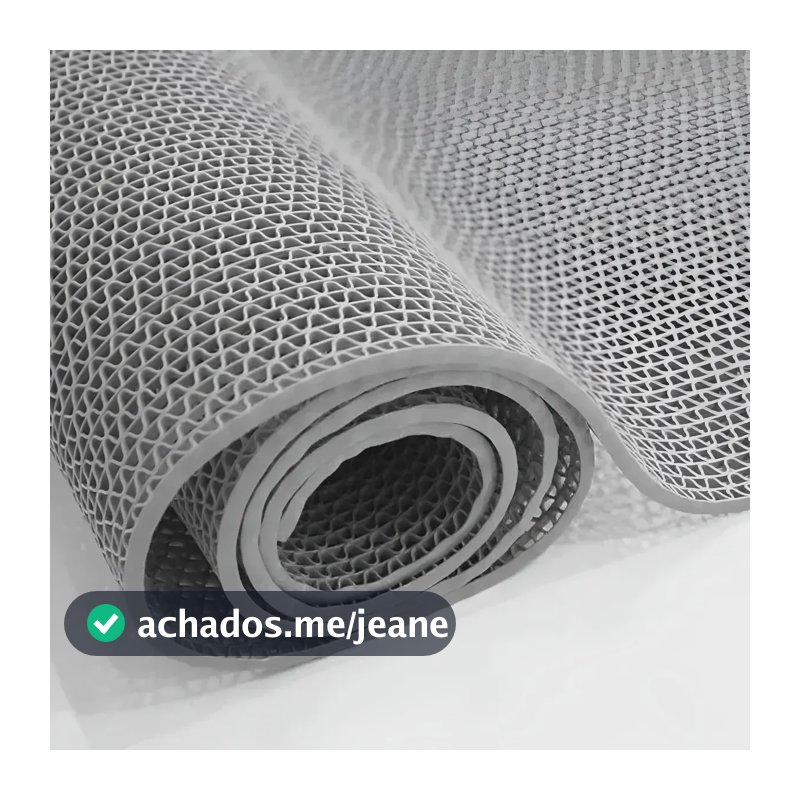 Tapete Vazado Antiderrapante para Banheiro Box Piscina Idoso 1,00 X 0,60 Ivalar