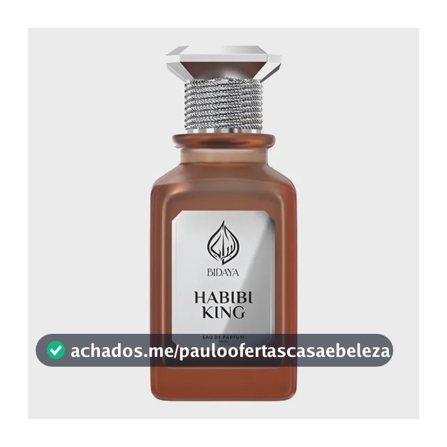Perfume Eau De Parfum Habibi King Bidaya Âmbar Gourmand 100ml
