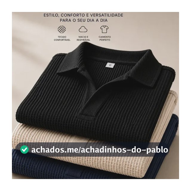 Kit  Camisas Gola Polo Camisetas Blusas