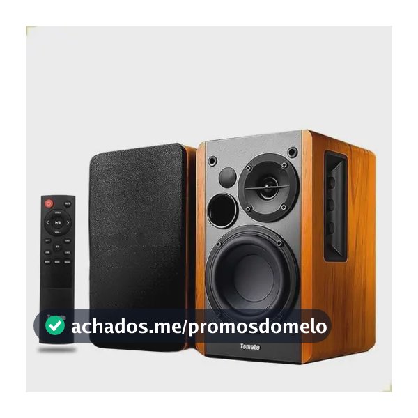 Monitor de Áudio Ativo Tomate MTS-2026 Bluetooth para Home Studio 100W