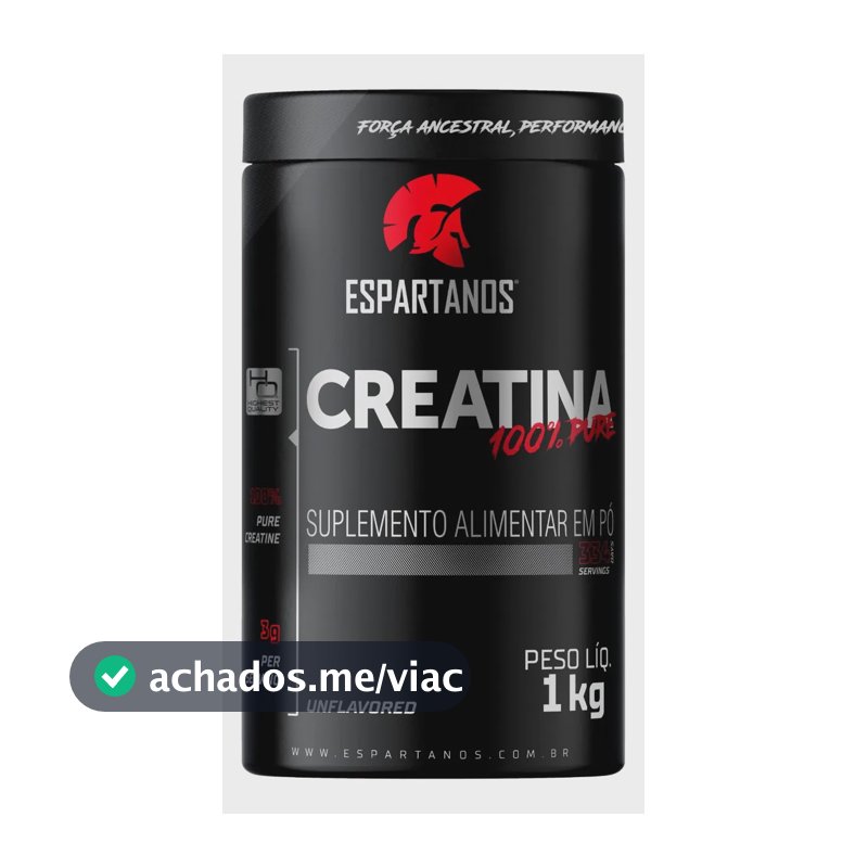 Creatina Espartanos em pó Sem sabor x 1kg