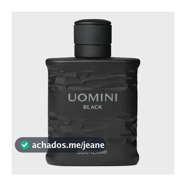 Uomini Black Desodorante Colônia O Boticário - 100ml
