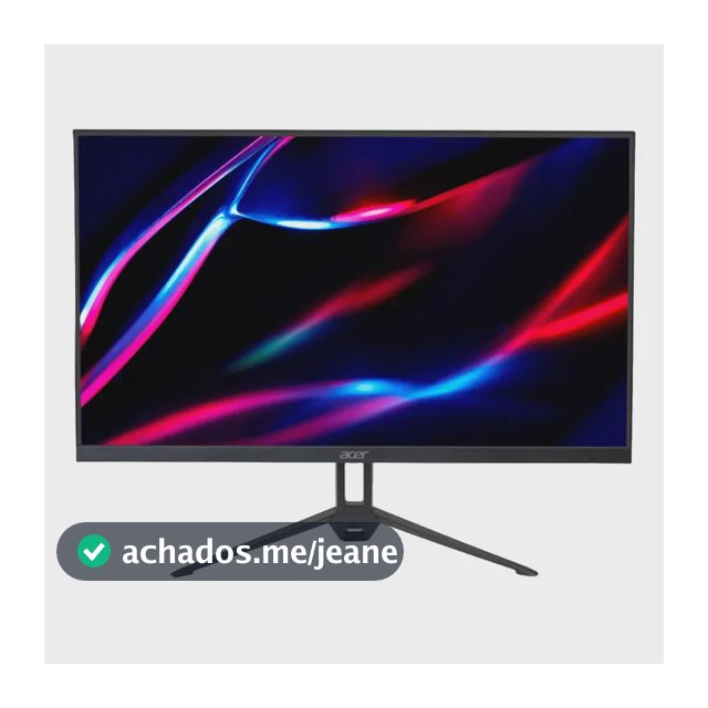 Monitor Gamer 27" Acer Nitro KG3 KG273 G0bi com Tela IPS Full HD 120Hz 1ms VRB Adaptive Sync Game Mode AcerVision Care e Design ZeroFrame