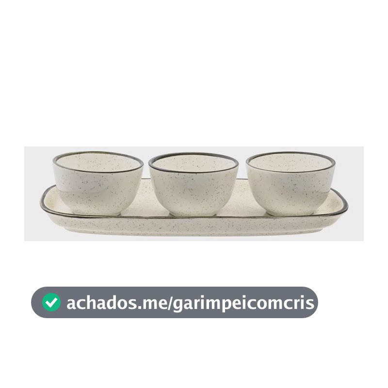 Conjunto Para Servir 4 Peças Brisa Unni Oxford