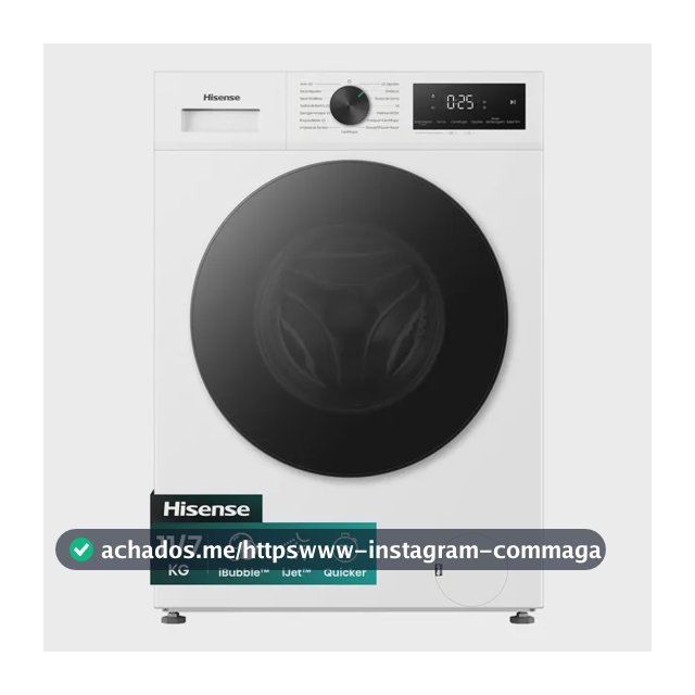 Lava e Seca Hisense 1i Branca 11kg / 7kg Inverter 15 programas 220V WD1i1141BW1