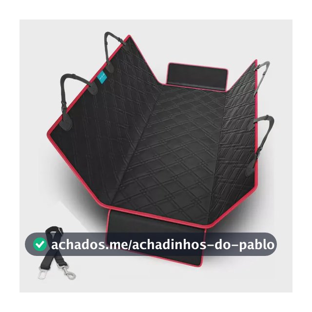 Capa P/ Banco Carro + Cinto Segurança Guia Adaptador Encaixe