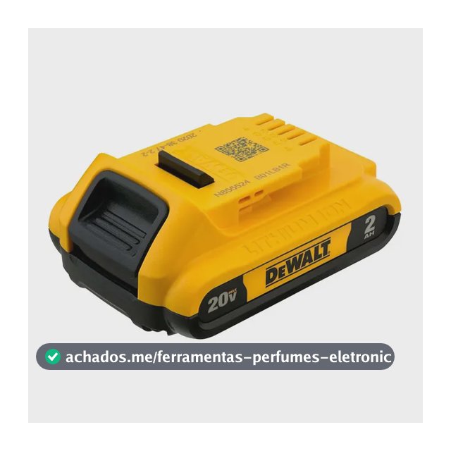 Bateria de íon-lítio Dewalt Dcb203 20v 2 Ah