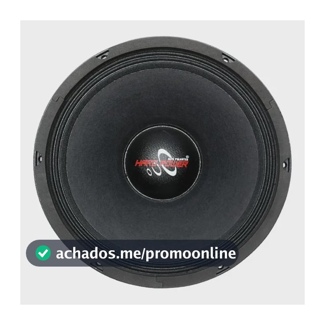 Woofer 12 Polegadas Hard Power HP 400H 400W RMS Médio Grave 8 Ohms Preto