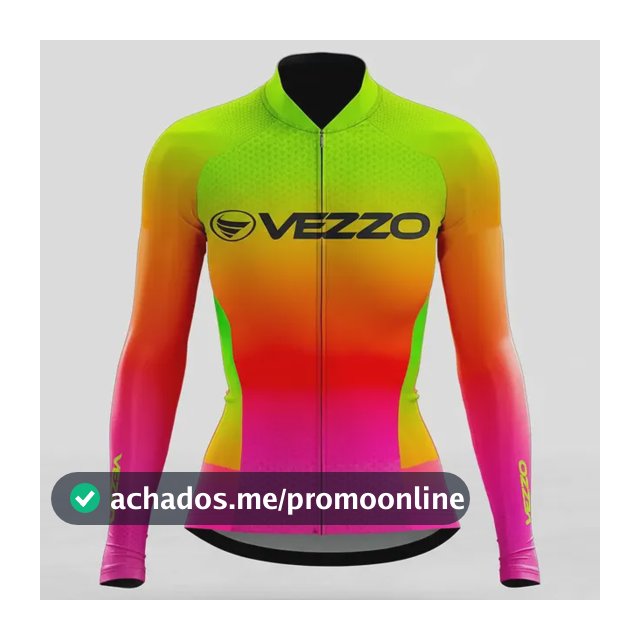 Camisa Bike Ciclismo Mtb Feminina Proteção Uv Vezzo Ml