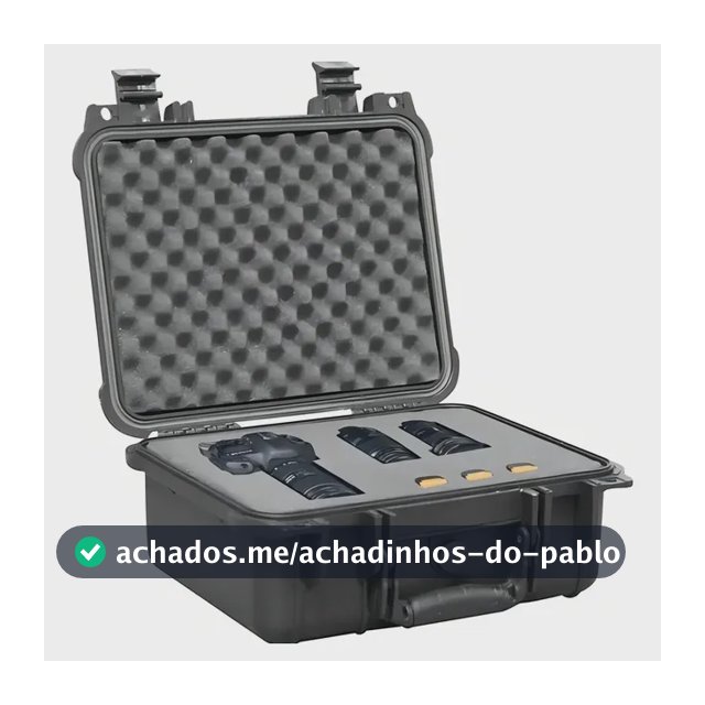 Maleta Anti-Impacto Vonder MAI 345 IP67 IK06 com Espuma 10kg Preta