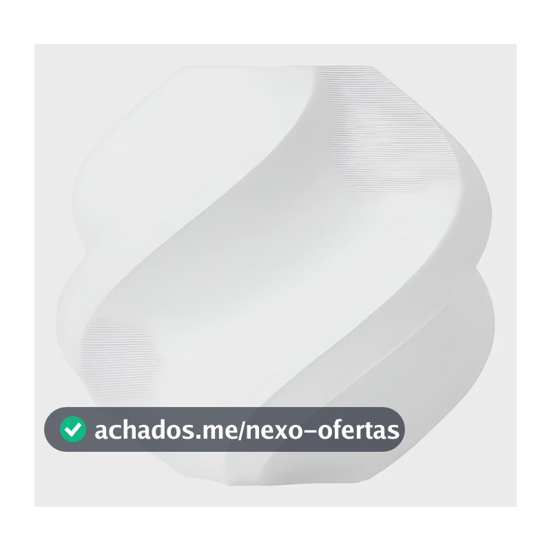 Filamento Pla Lite Bambu Lab Refil Sem Carretel Branco 1 Kg