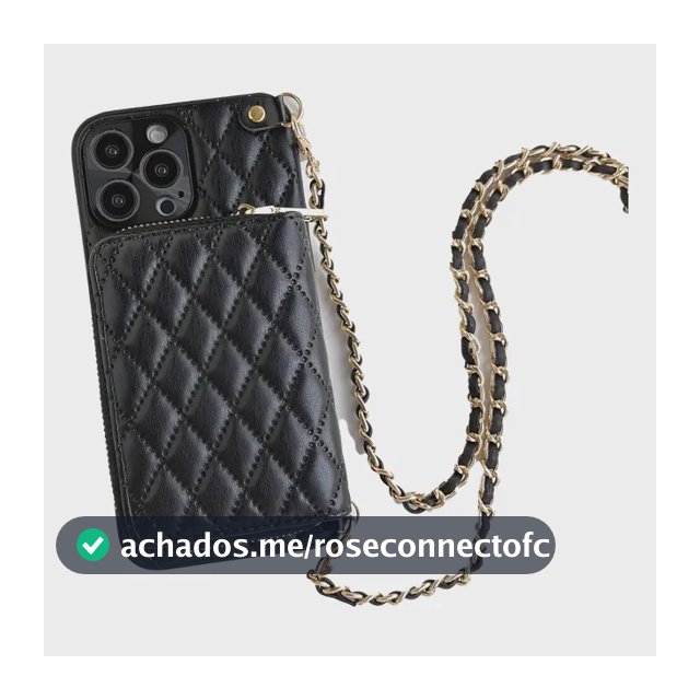 Bolsa De Couro Com Fecho De Alça De Ombro Para Ip