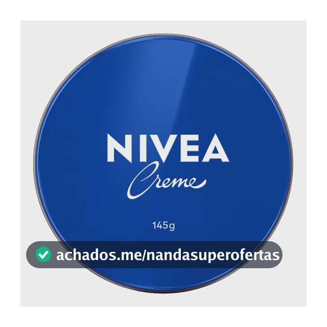 NIVEA Creme Hidratante Lata 145g, Hidratação Profunda 24h, Corporal, Multibenefícios, Todas as Peles