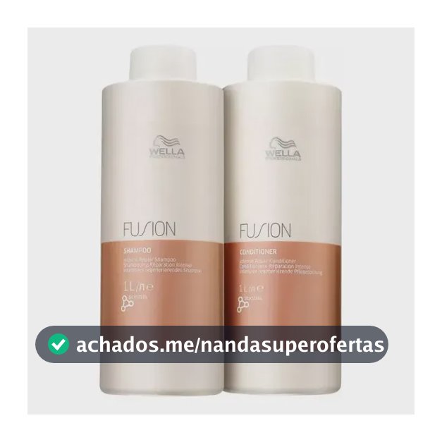 Wella Professionals Fusion Shampoo 1l + Condicionador 1l