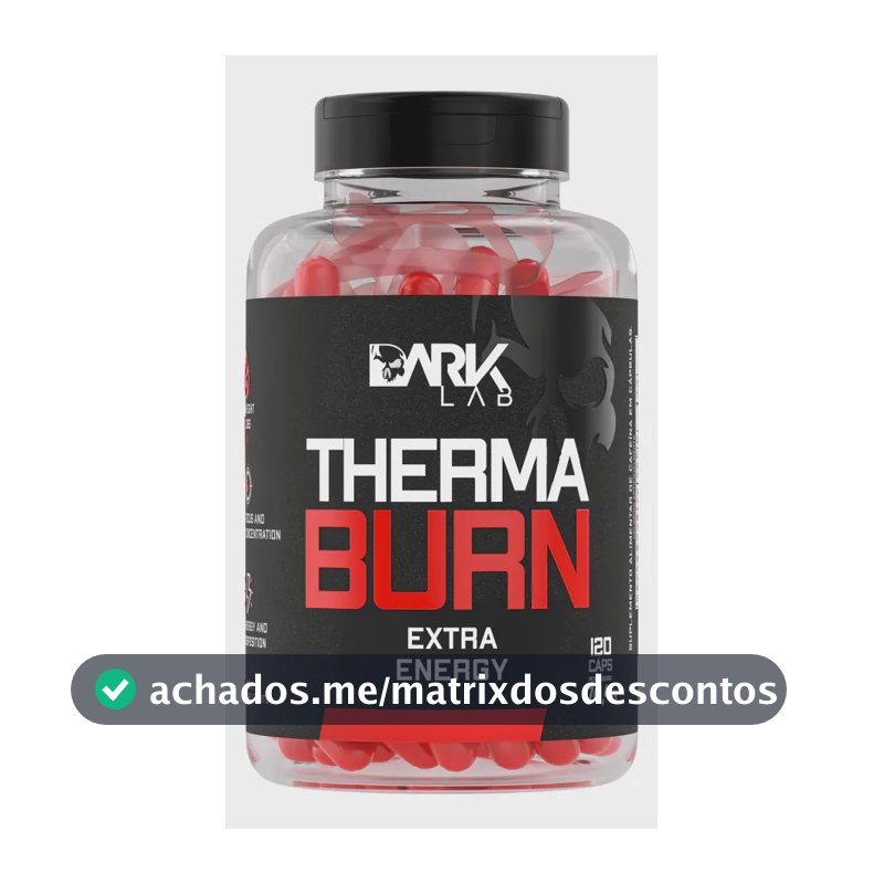 Termogênico Therma Burn 210mg De Cafeína 120 Caps Dark Lab Sabor Sem sabor