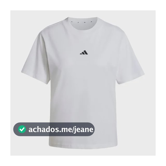 Camiseta Algodão Essentials Small Logo adidas