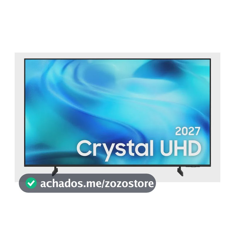 Samsung Smart TV 58" Crystal UHD 4K U8000H 26/2027, Vision AI Companion, Modo Estádio, Xbox Cloud Gaming