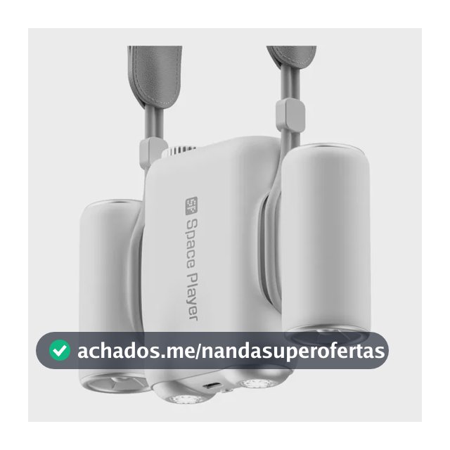 Ventilador Portátil Pescoço Cintura 2 Motores