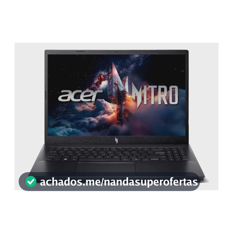 Notebook Gamer Acer Nitro V15 ANV15-52-52VN Intel® Core™ i5-13420H 13ªG 512 GB SSD 16 GB RAM RTX 4060 15.6”