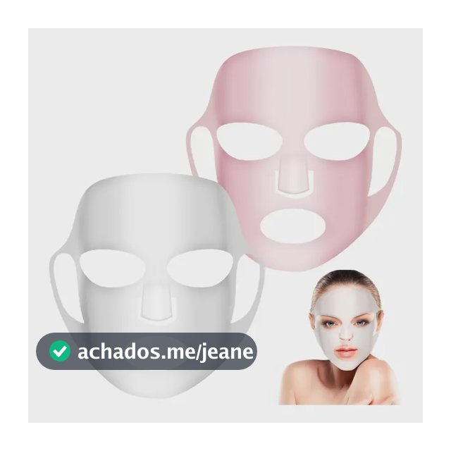 Máscara Facial Silicone Reutilizável 2 Peças Todo Tipo De Pele