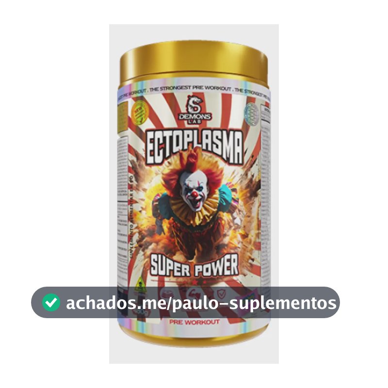 Cafeína Demons Lab Pré Treino Ectoplasma em pó sabor Tutti frutti x 480g