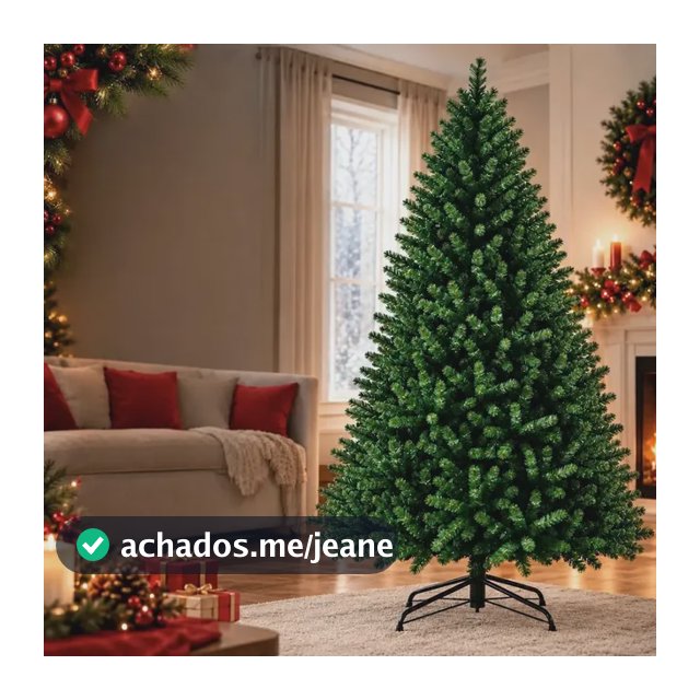 Árvore De Natal Pinheiro Luxo 2,40 2084 Galhos Premium Cheia Verde