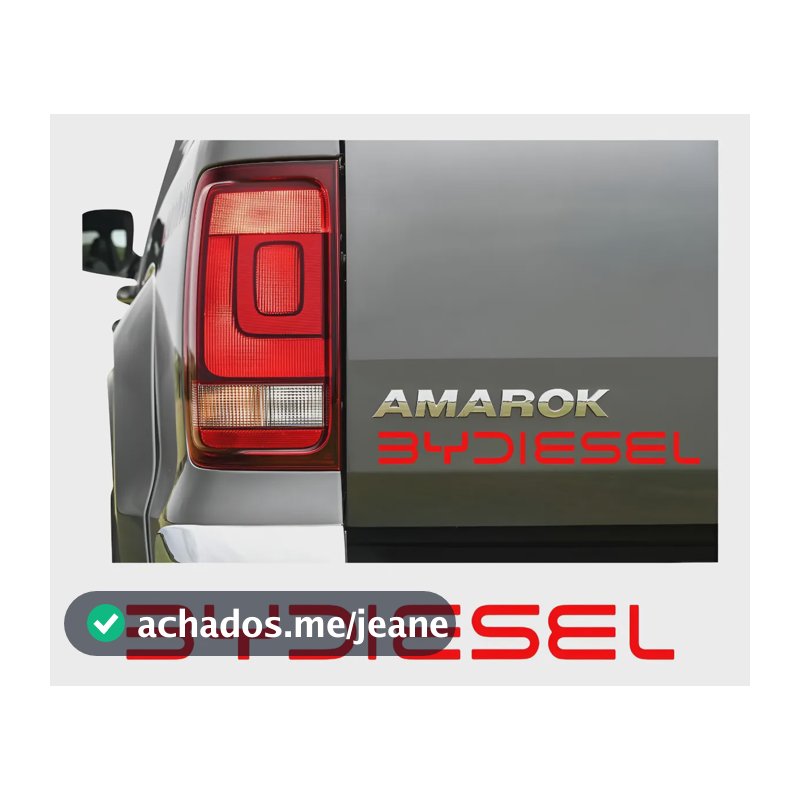 Adesivo Camionete 4x4 Diesel Bydiesel Acessórios Vermelho