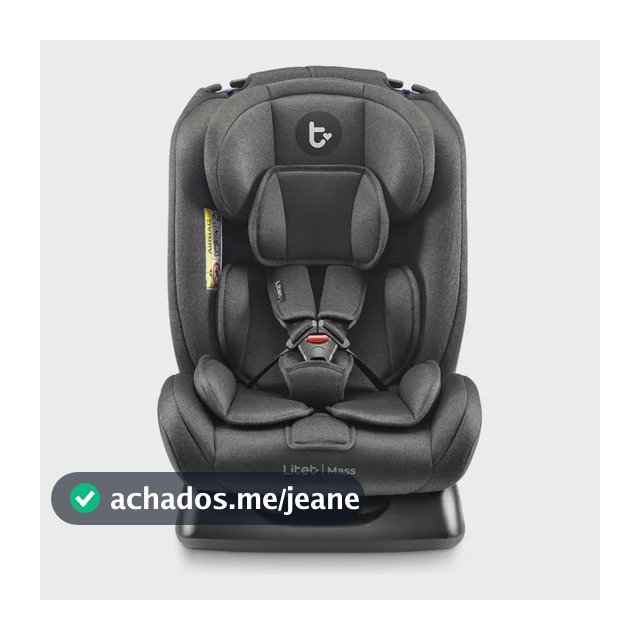 Cadeirinha Infantil Para Carro Mass Litet 0 A 36kg Com 13 Ajustes De Cabeça 4 Reclínios E Cinto 3 Pontos - BB456