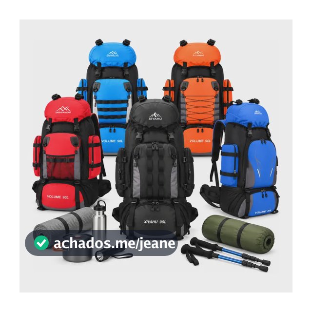 Mochila Cargueira 90l Reforçada Camping Viagem Trilha Montan Estilo Aleatório