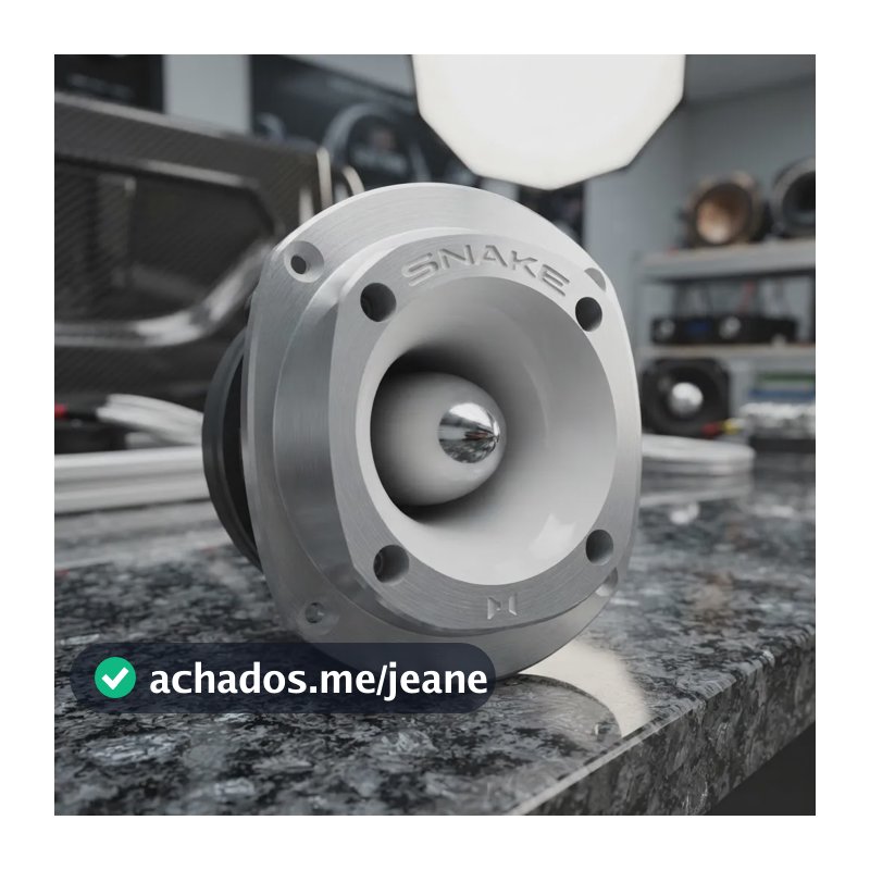 Super Tweeter Profissional Snake Aluminio Sk-400 150 Wrms Branco