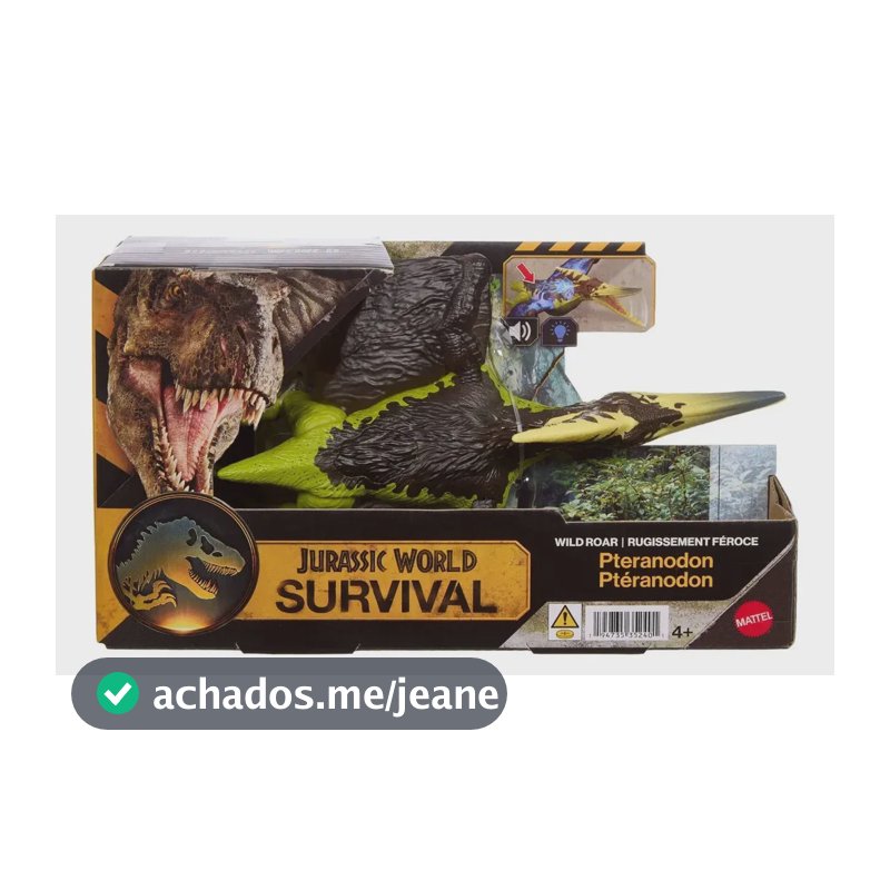 Dinossauro Articulado com Som - Pteranodon - Jurassic World Mattel