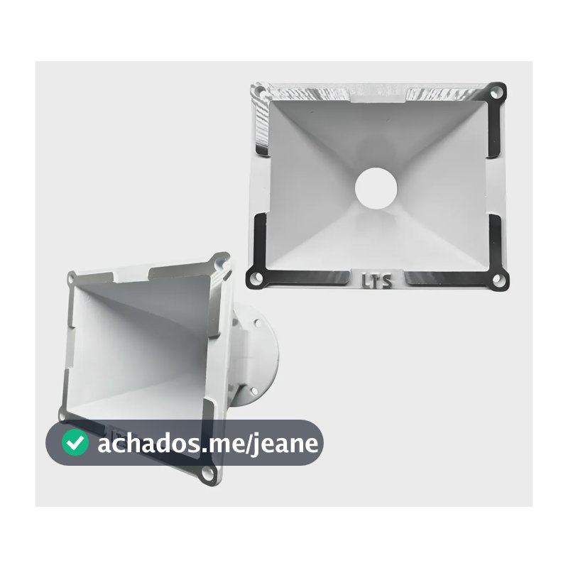 Kit 2 Cornetas Cone Lente Lts 1519 Branca Tecsystens Branco