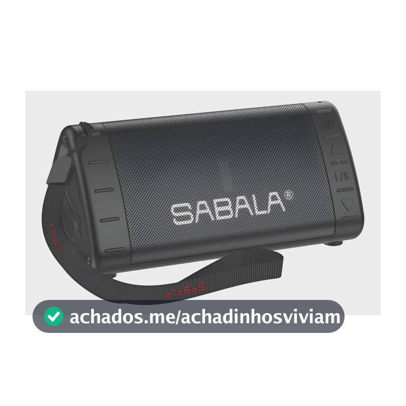 Caixa De Som Portátil Bluetooth Sabala Dr-901 Cor Preto