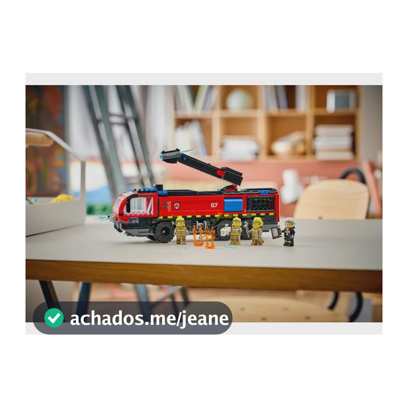 Conjunto de caminhões de bombeiros LEGO® City Airport 60499
