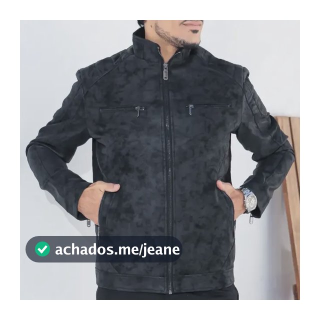 Jaqueta Masculina Nobook Camurça Estonada