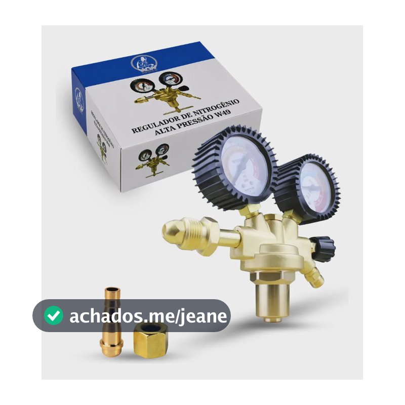 Regulador De Alta Pressão Para Cilindro Nitrogênio 1000 Psi